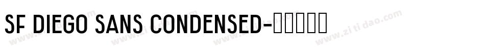 SF Diego Sans Condensed字体转换
